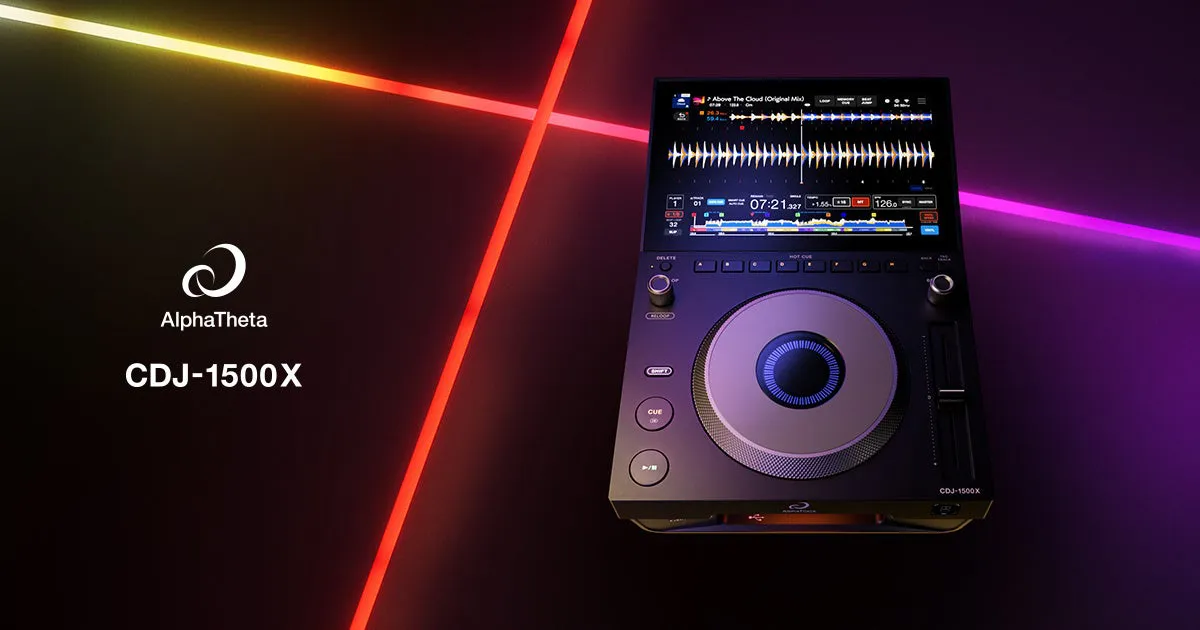 AlphaTheta、フラッグシップの性能を継承したDJ用マルチプレーヤー「CDJ-1500X」を発表 - 画像1
