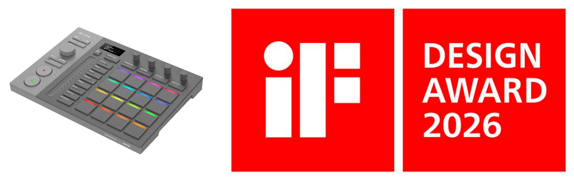 AlphaTheta、音楽制作コントローラー「SLAB」がiFデザインアワード2026を受賞 - 画像1