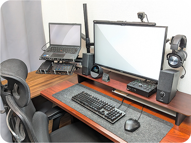ALZAR、モニターアームで機材を配置できる拡張型フレーム「DeskRig」を発売 - 画像8