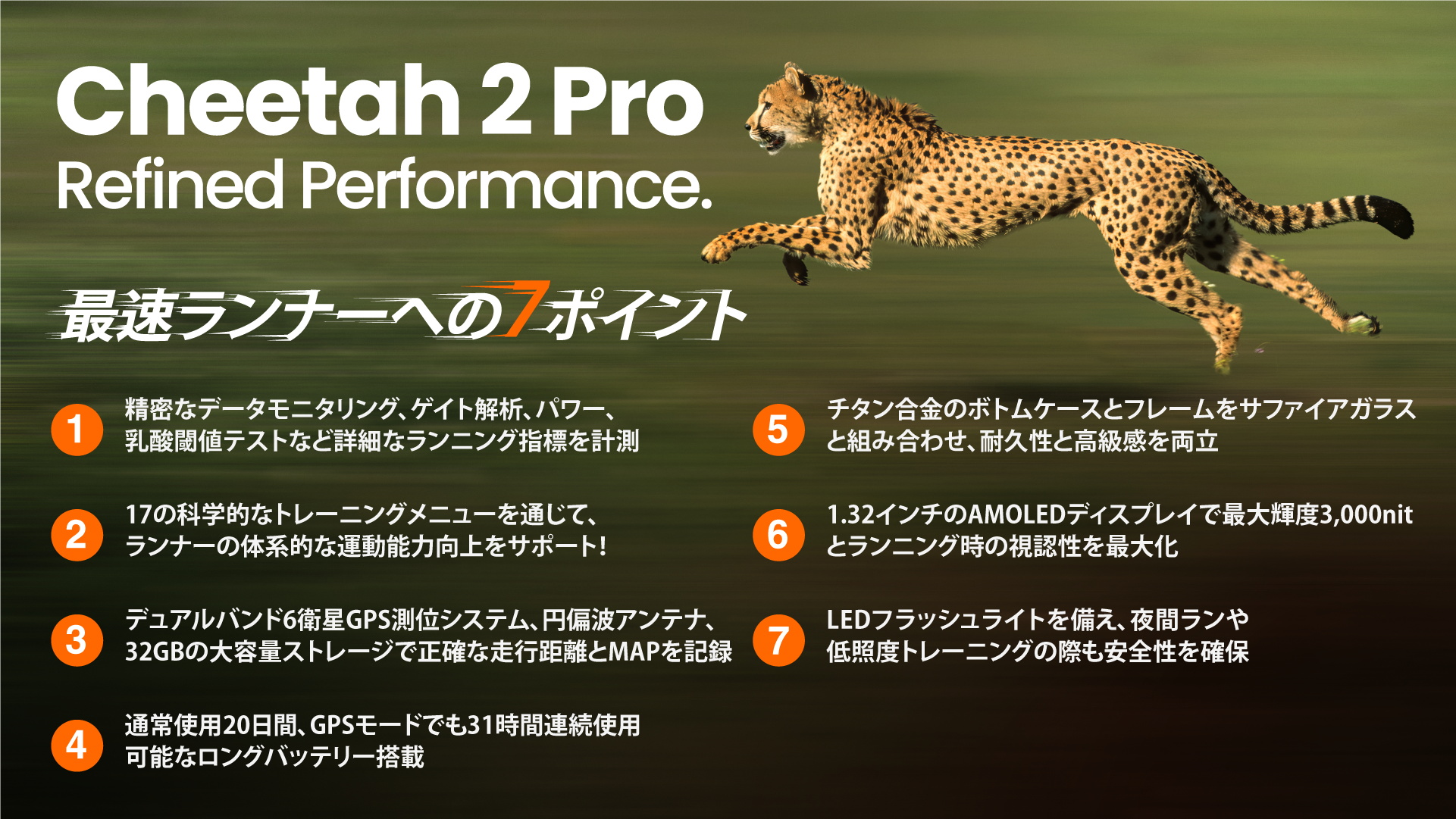 Amazfit、本格ランナー向けGPSウォッチ「Cheetah 2」シリーズ2機種を発表 - 画像3