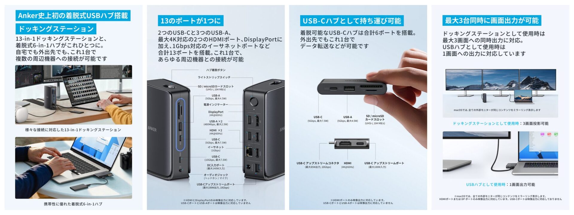 Ankerから初の着脱式ハブ搭載ドッキングステーションが登場 - 画像2