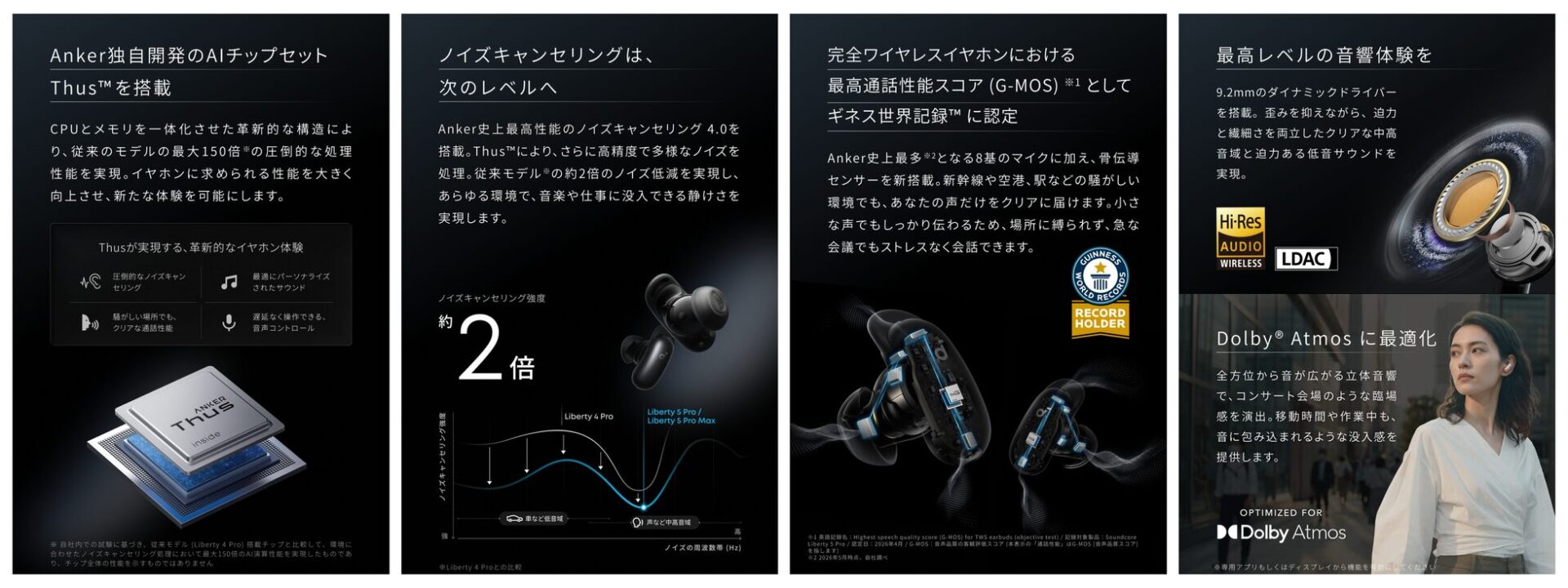 Anker、AIチップ搭載でノイズキャンセリングを強化した「Soundcore Liberty 5 Pro」シリーズを発表 - 画像3