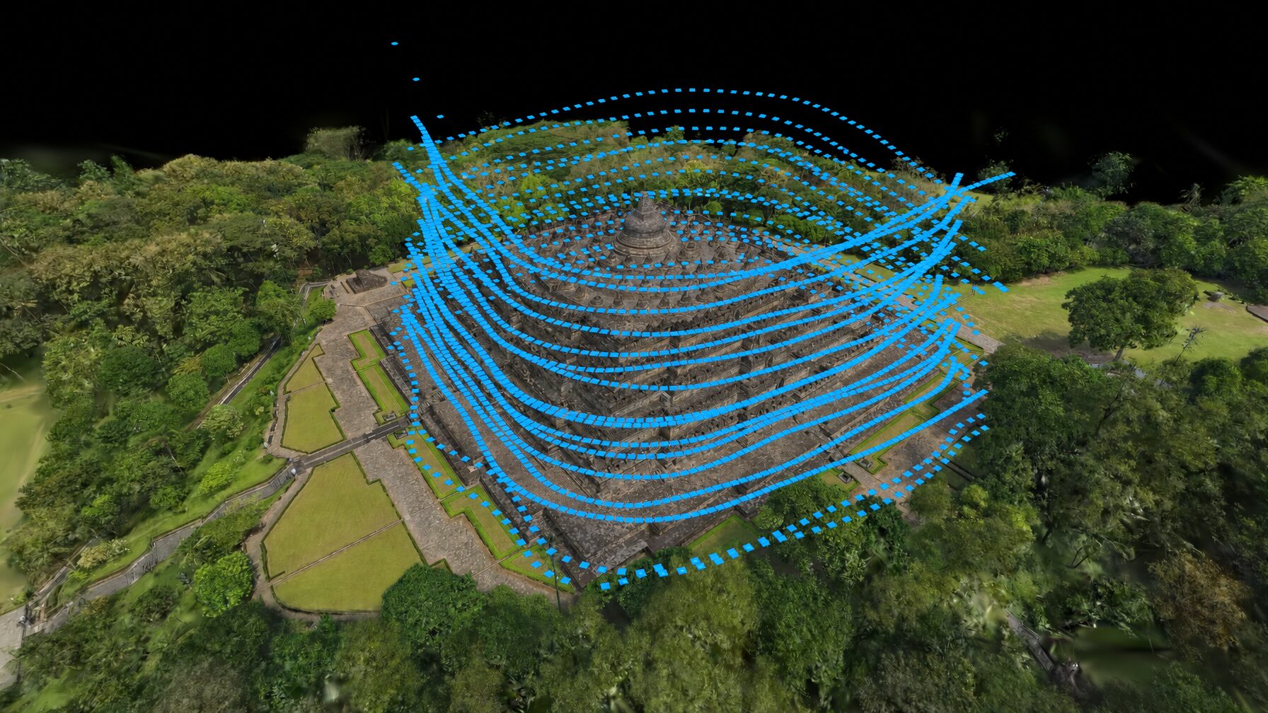 Antigravityの360度ドローン、世界遺産ボロブドゥール寺院を3Dデータ化 - 画像1