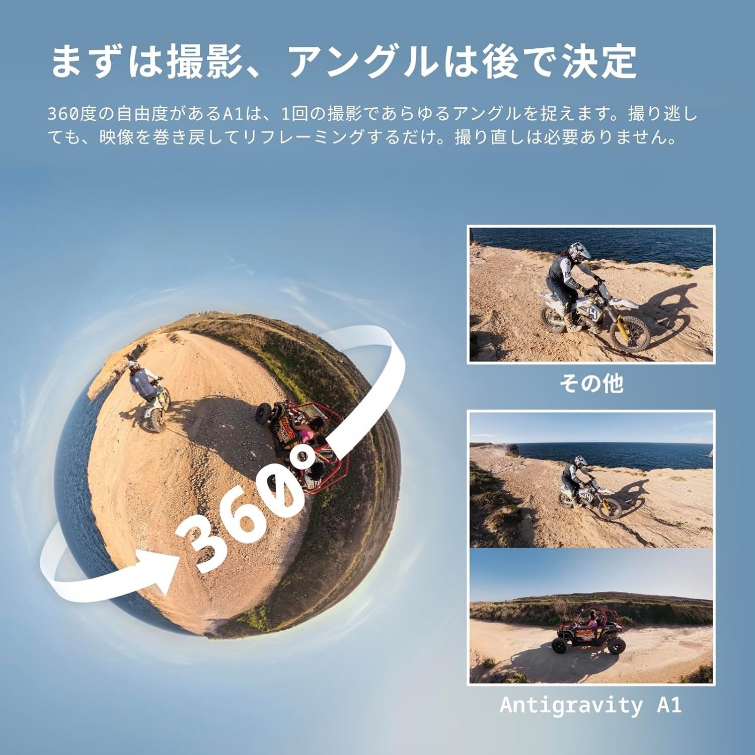 Insta360のドローンブランド「Antigravity」、A1全キットが20%OFFとなるセールを開催|Antigravity A1 夏の大感謝祭セール概要