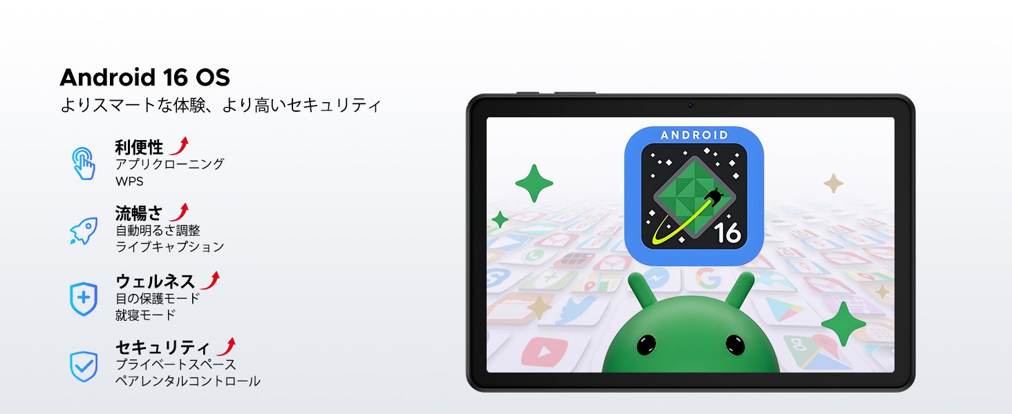 Android 16搭載の10インチタブレット「AORLYM P10」が発売 - 画像4