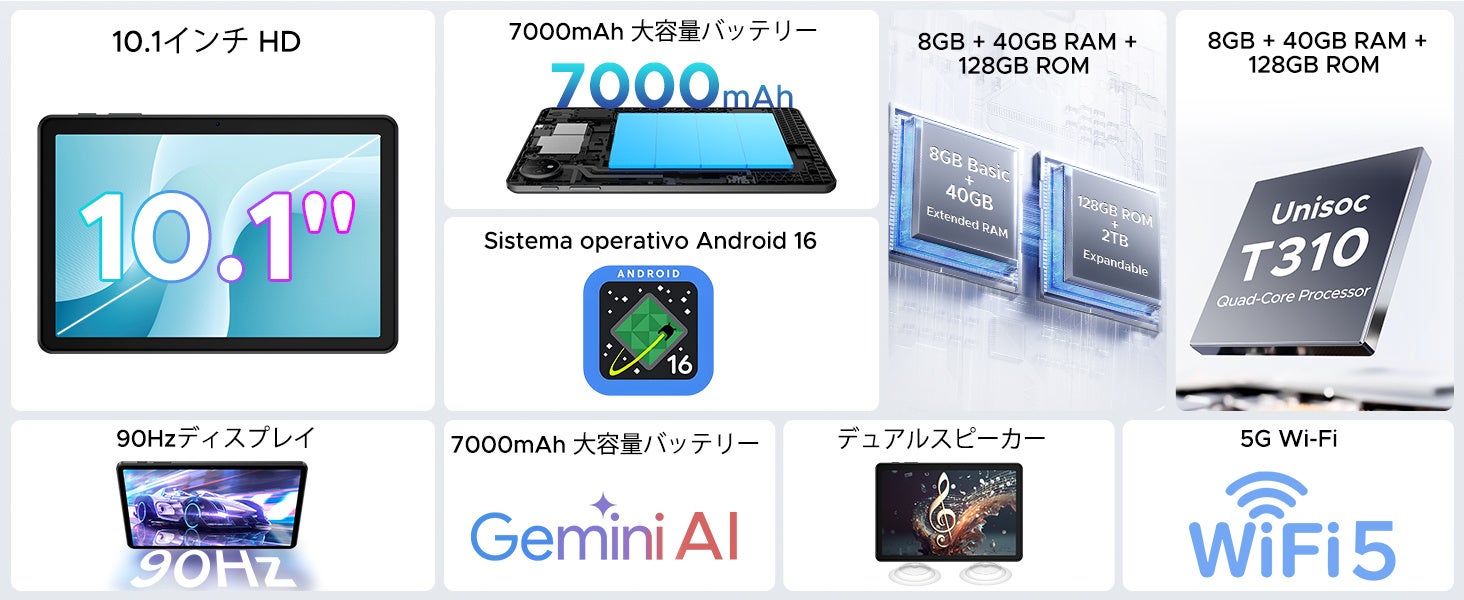 Android 16搭載の10インチタブレット「AORLYM P10」が発売 - 画像8