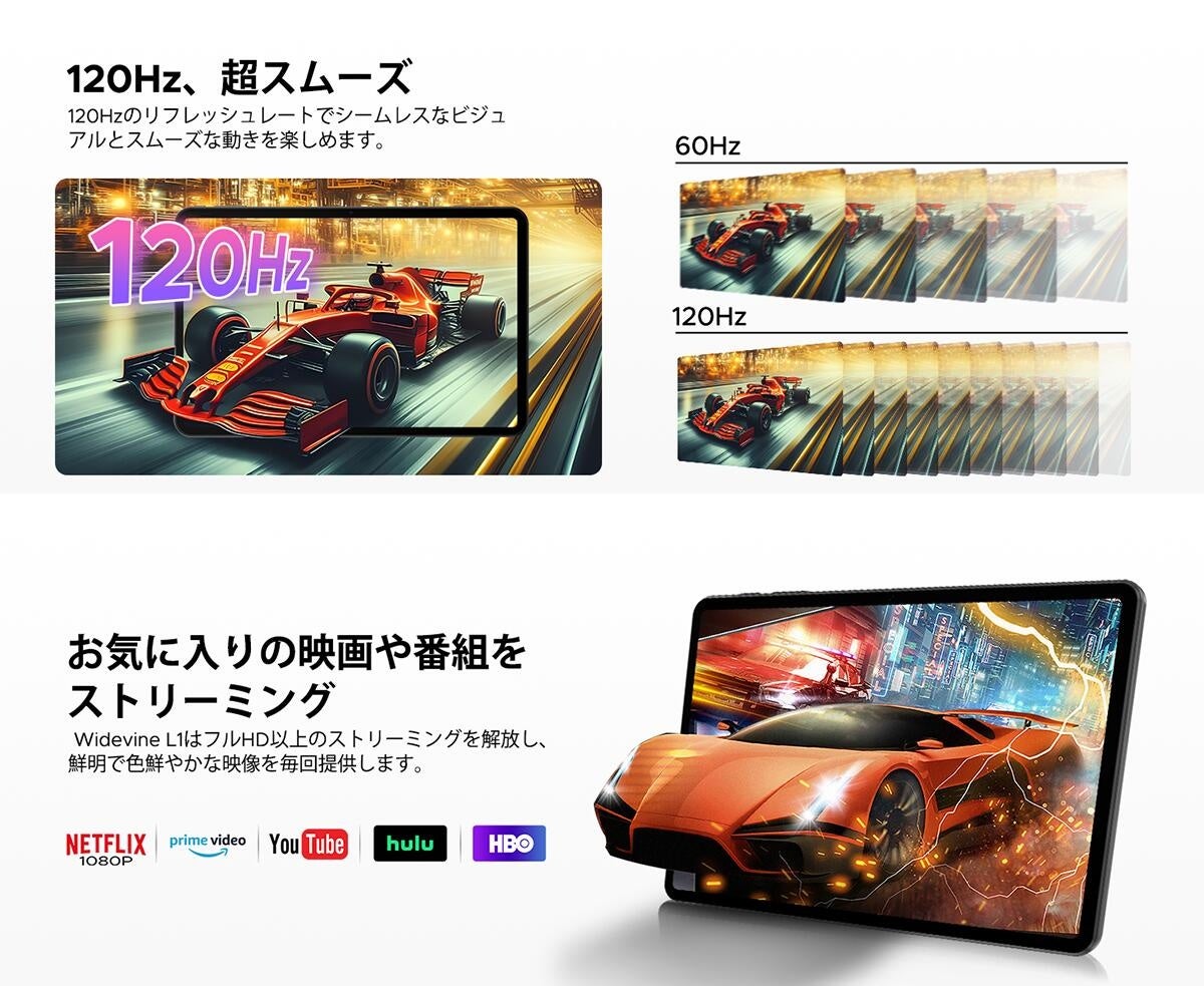 AORLYM、13.4インチタブレット「P13」を楽天スーパーSALEで28%OFF販売 - 画像4