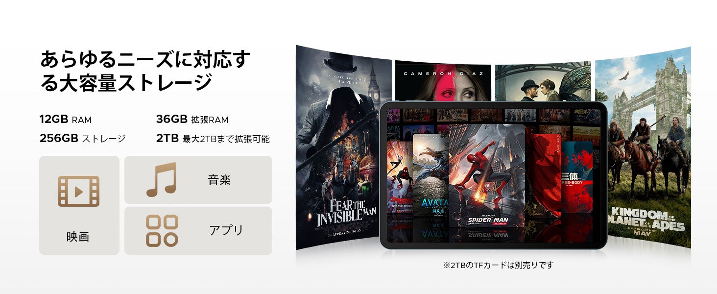 AORLYM、13.4インチ大型タブレット「P13PRO」を発売 - 画像7