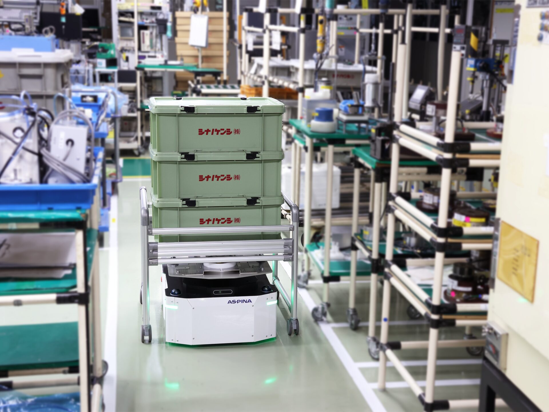 シナノケンシ、狭い通路に対応する国産AMR『AspinaAMR150L』を発表 - 画像2