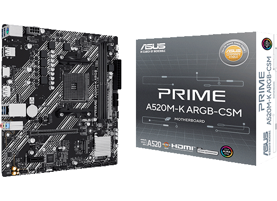 ASUS、AMD A520搭載のMicroATXマザーボードを発売 - 画像1