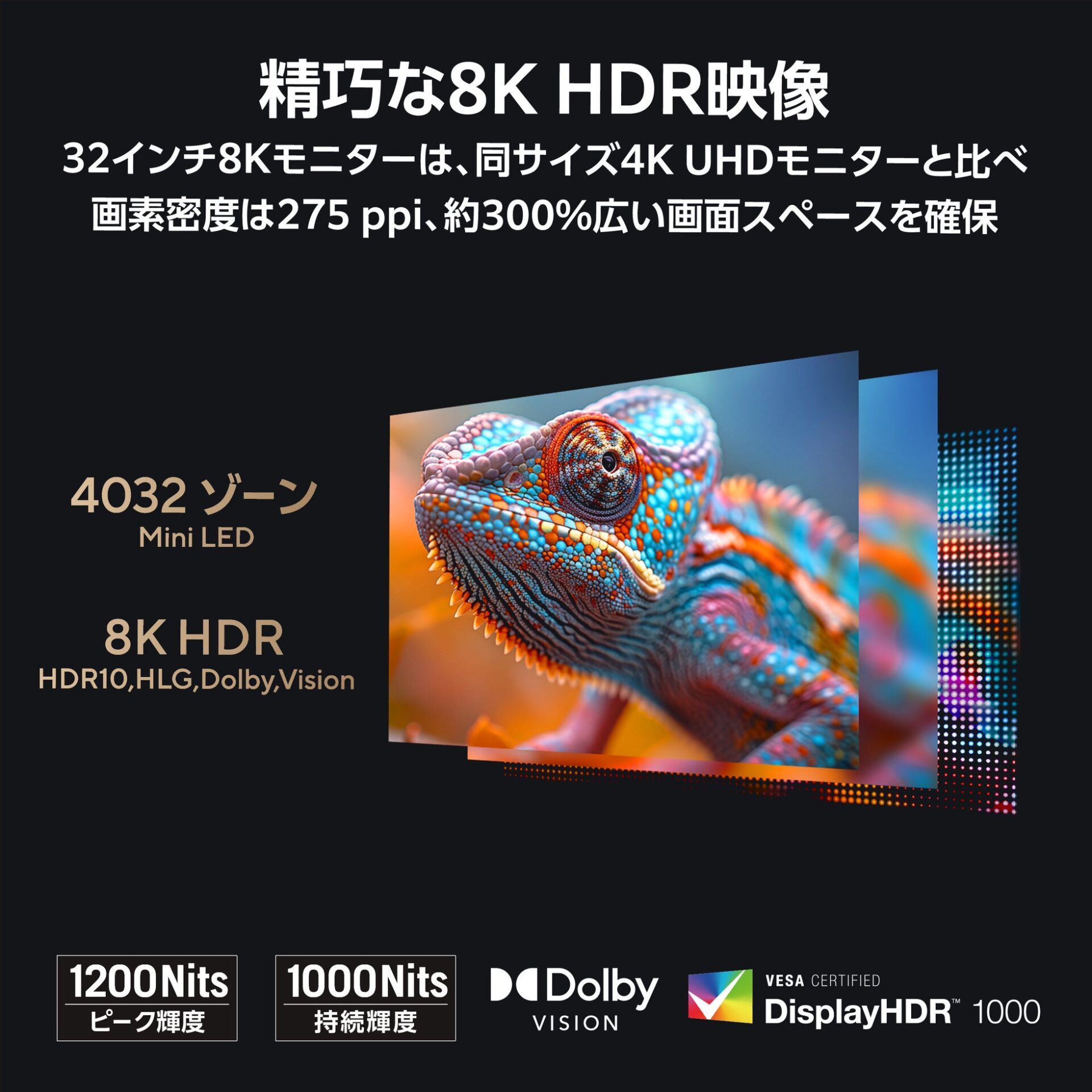 ASUS、8K HDR Mini LEDモニター「ProArt Display 8K PA32KCX」受注販売開始 - 画像5