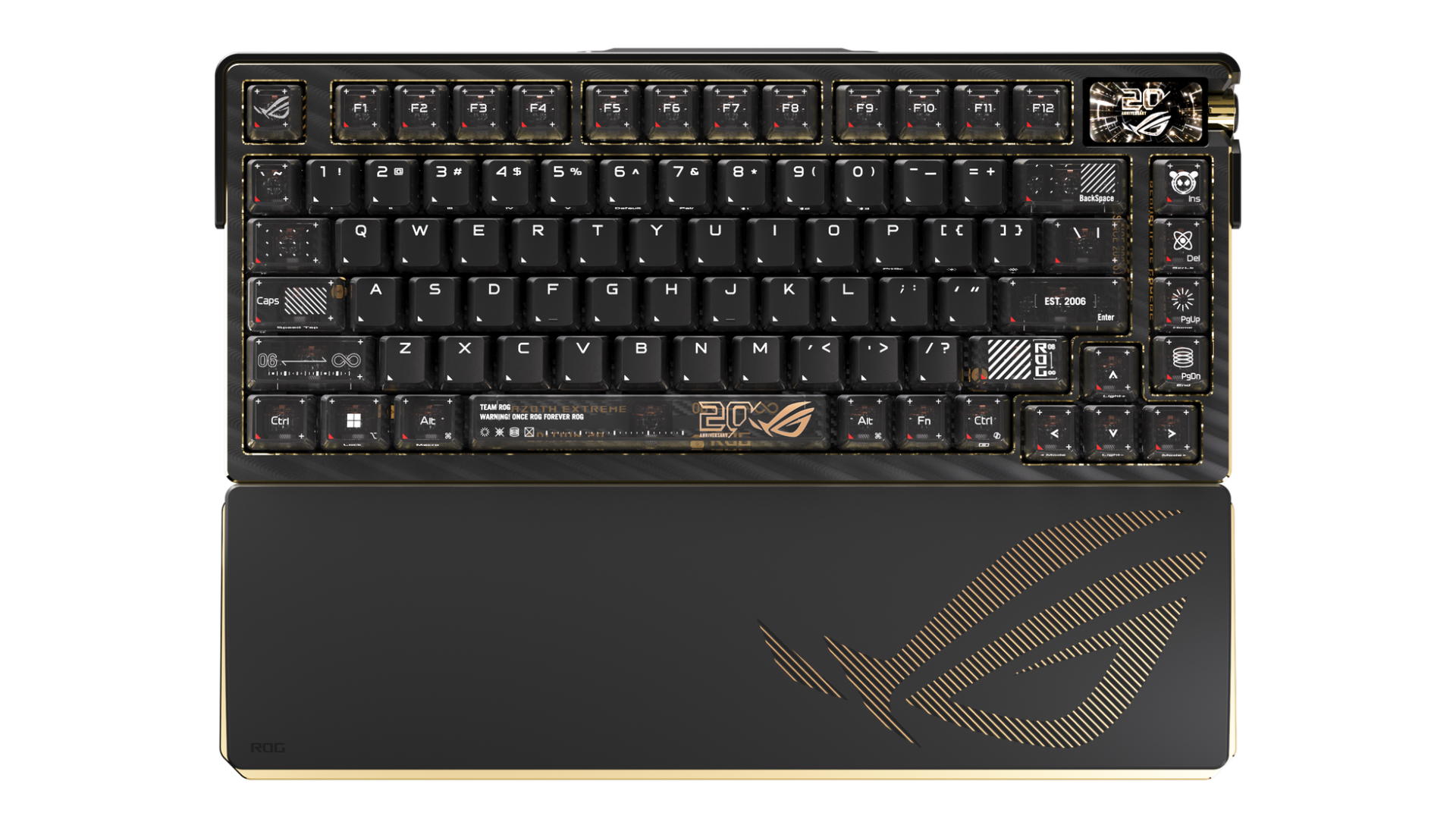 ASUS、ROGブランド20周年記念の24K金メッキ採用モデルを発表｜ROGブランド20周年を記念した特別限定モデル