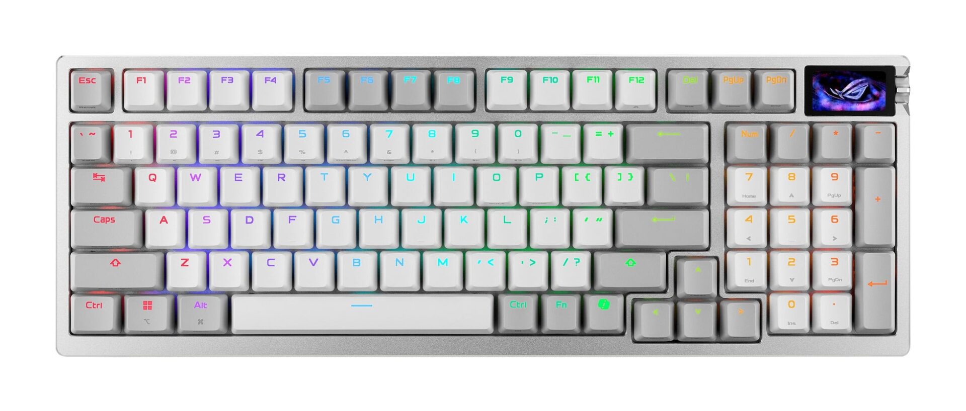 ASUS、OLED搭載のゲーミングキーボード「ROG Azoth 96 HE Lite」など2機種を発表 - 画像8