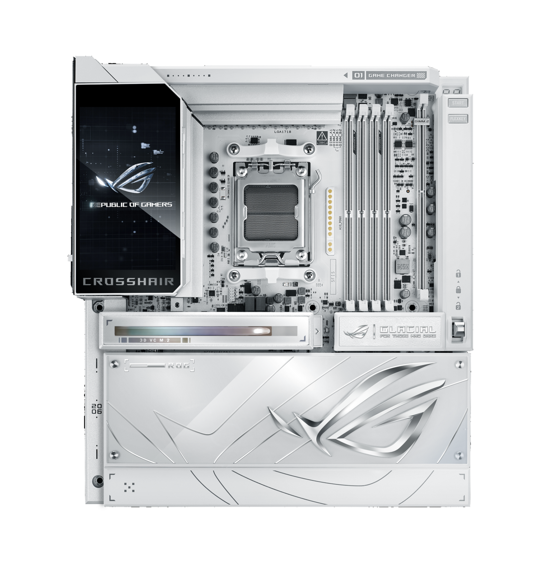 ASUS、ホワイトカラーのX870Eフラグシップマザーボード