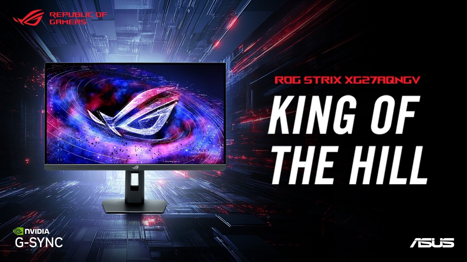 ASUS、G-SYNC Pulsar搭載360Hz対応27型QHDゲーミングモニター「ROG Strix Pulsar XG27AQNGV」を発表 - 画像1