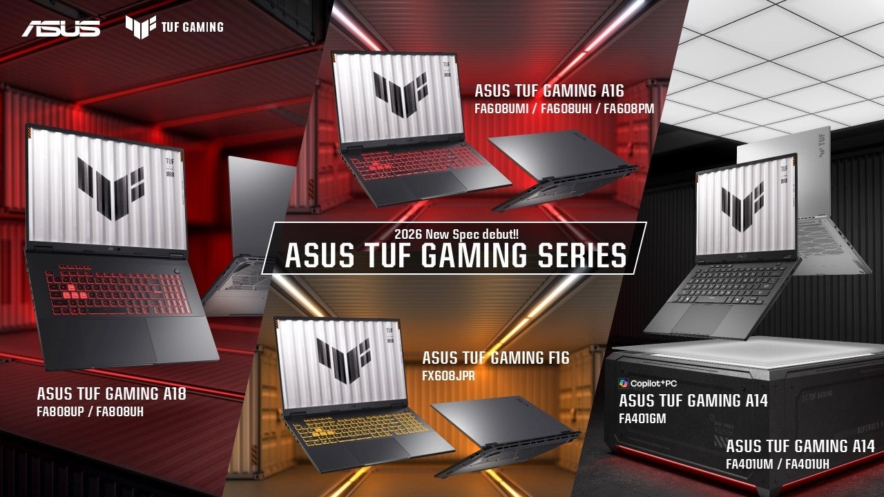ASUS TUF Gamingシリーズ、NVIDIA GeForce RTX 50シリーズ Laptop GPUを搭載 - 画像1