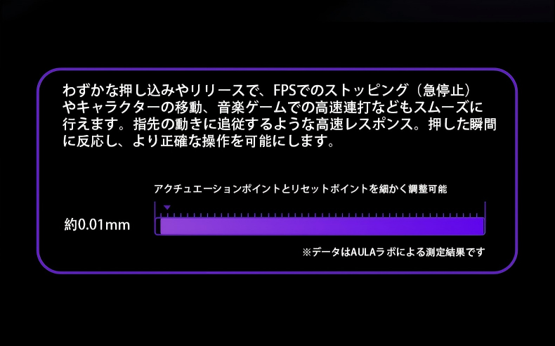 AULA、磁気キースイッチ搭載キーボード「HERO68」のJIS配列版を発売 - 画像6