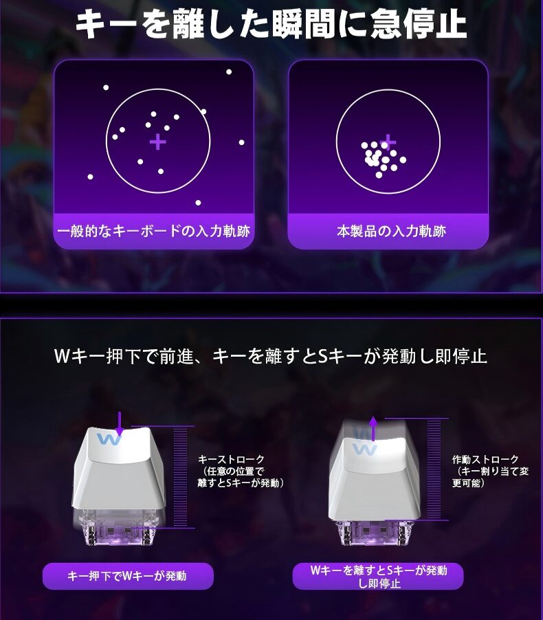 AULA、磁気スイッチ搭載のJIS配列キーボード「HERO84」を発売 - 画像5