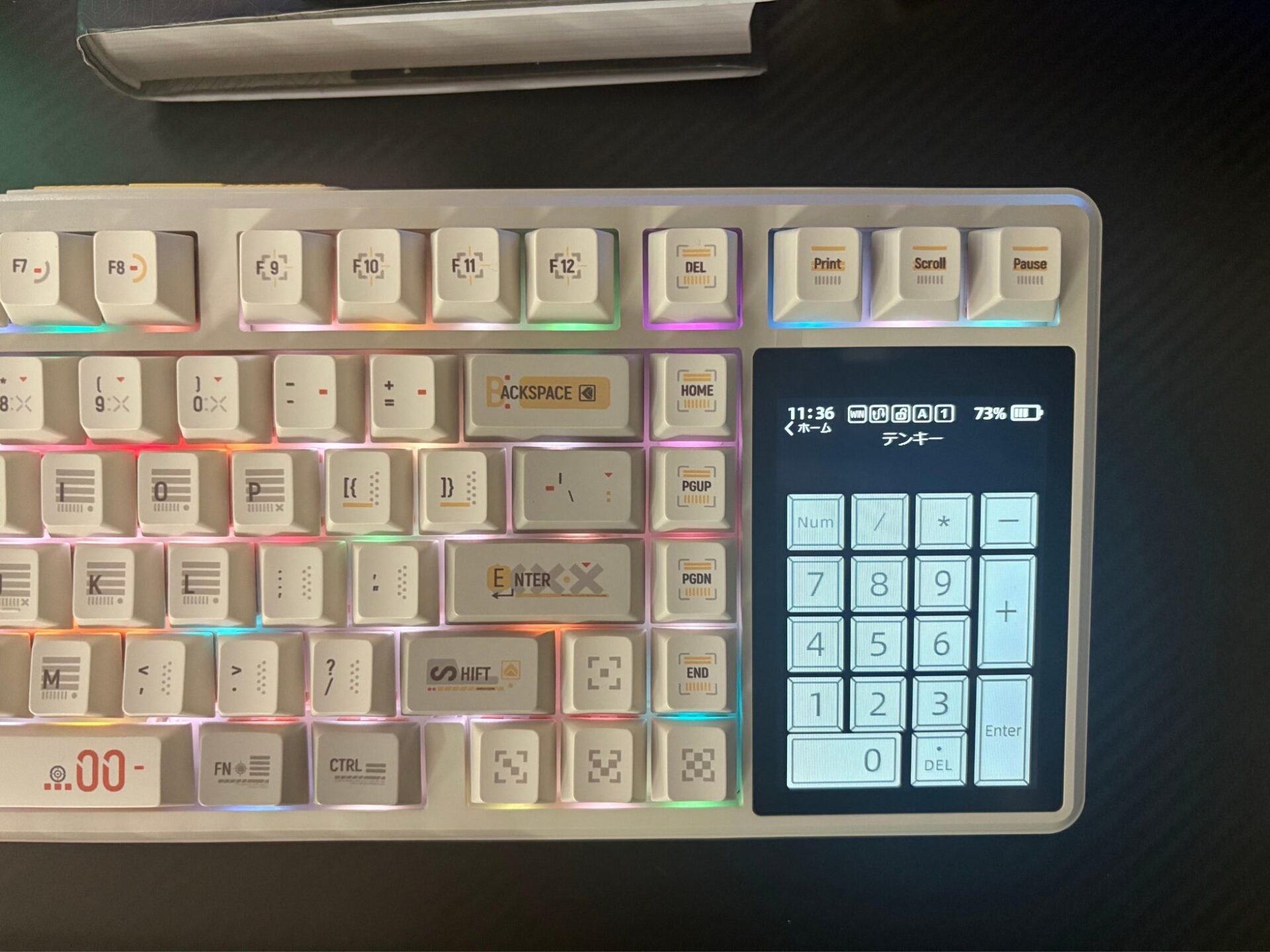 AULA、3.98インチ液晶搭載のメカニカルキーボード「L99」を発売 - 画像5