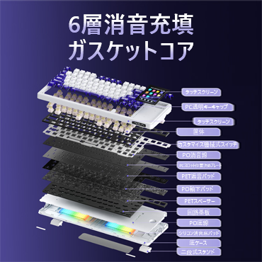 AULA、3.98インチ液晶搭載のメカニカルキーボード「L99」を発売 - 画像7