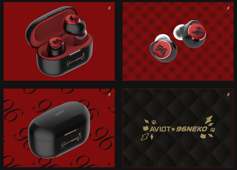 AVIOT、96猫コラボ完全ワイヤレスイヤホン「TE-V1R-96N」を発表 - 画像4