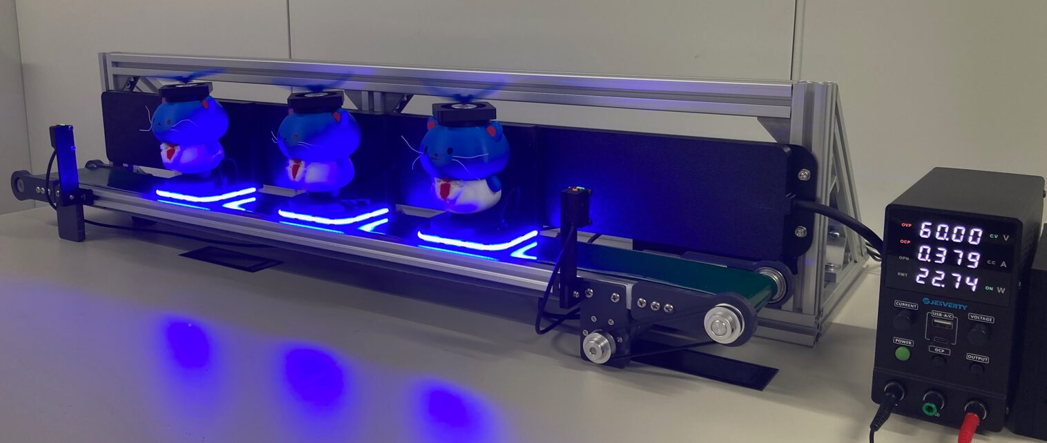 ビー・アンド・プラス、直線移動中に給電可能な「リニアマルチワイヤレス給電」を発表 - 画像2