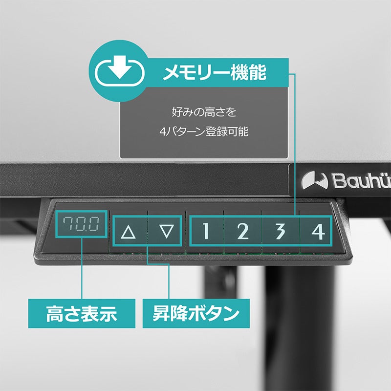 Bauhutte、電動昇降・チルト機構・水平天板を搭載したデスクを発売 - 画像9
