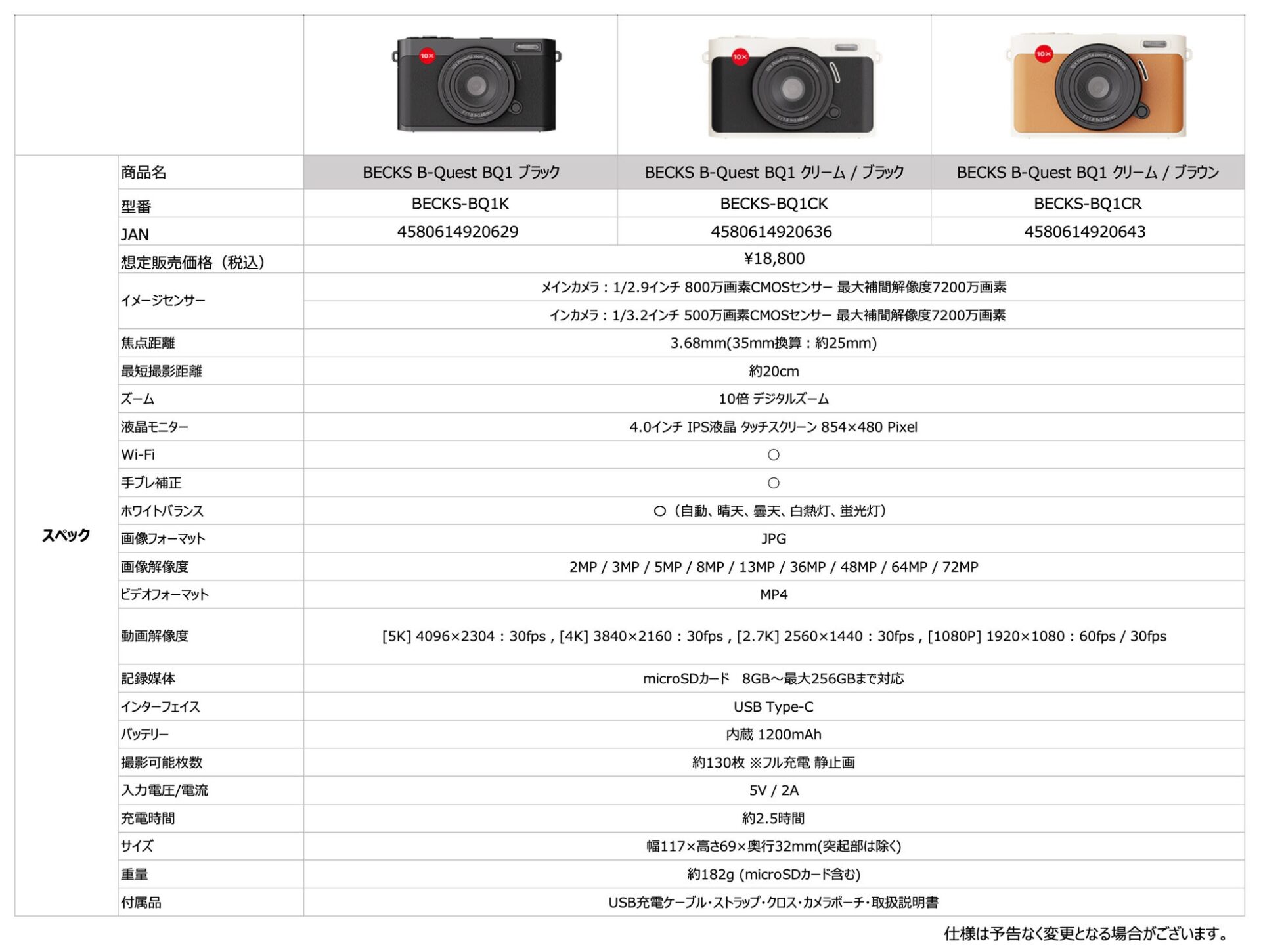 SAEDA、Wi-Fi搭載のコンパクトデジカメ「B-Quest BQ1」を5月7日発売 - 画像11