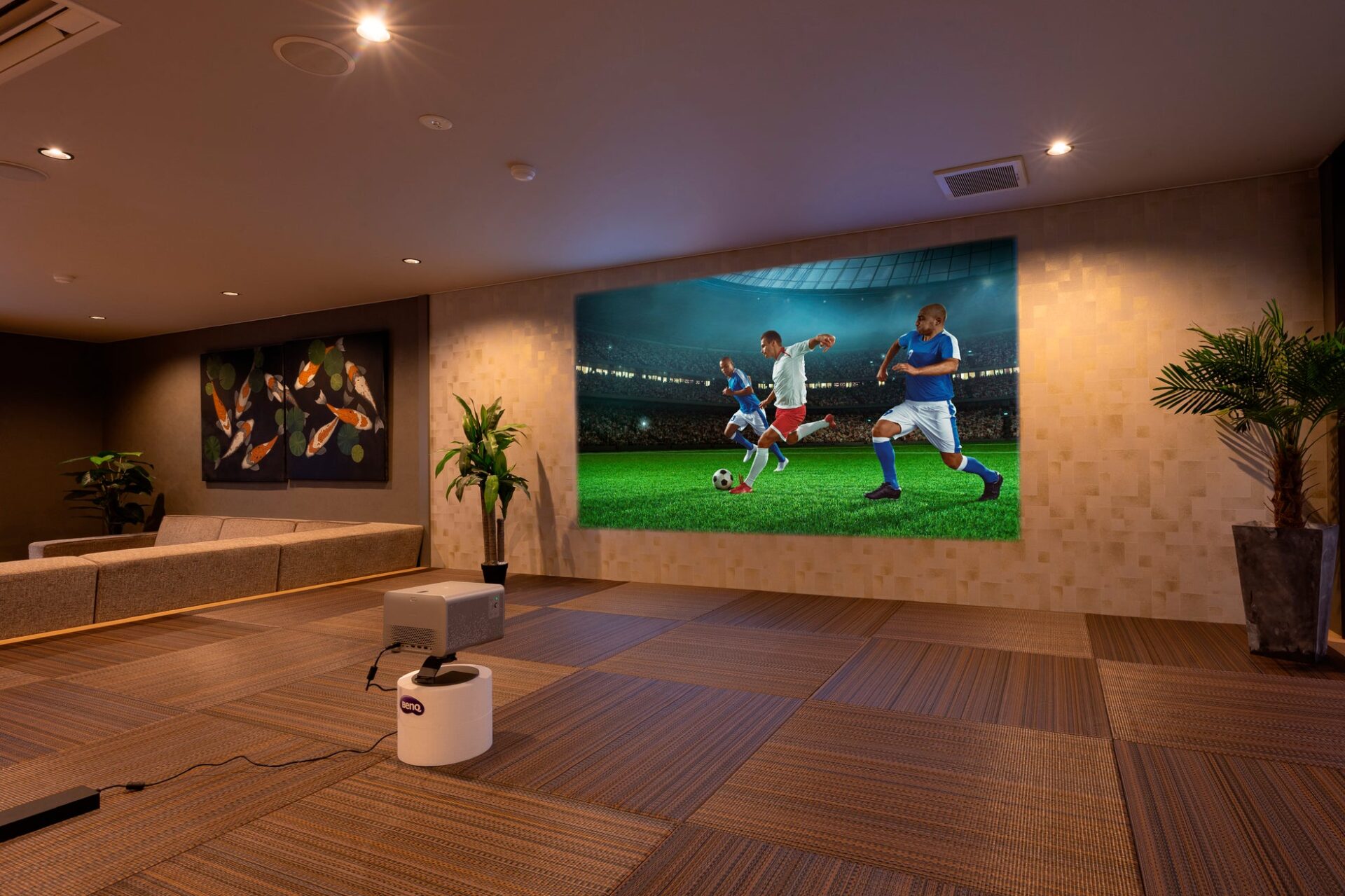 BenQ、三田天然温泉「寿ノ湯」で4Kプロジェクター体験イベントを開始 - 画像2