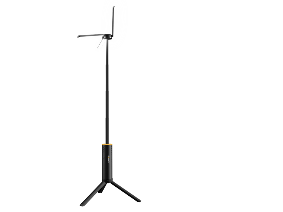 BougeRV T1 LEDランタン 公式プロダクトショット 三脚展開状態 最大168cm
