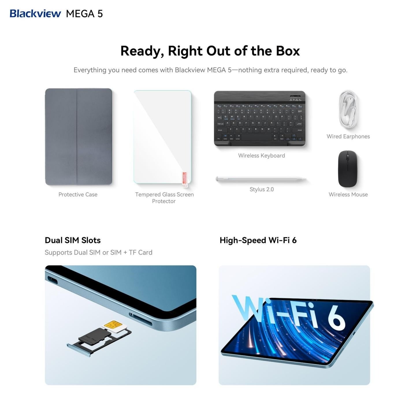 Blackview、12.2インチ大画面タブレット「MEGA 5」を発売 - 画像7
