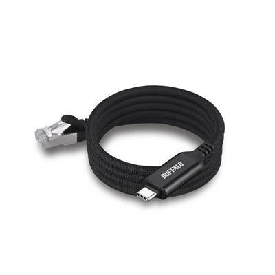 バッファロー、磁力でまとまるUSB Type-C to LAN変換ケーブルを発売 - 画像2