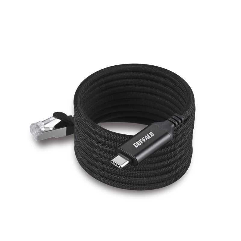 バッファロー、磁力でまとまるUSB Type-C to LAN変換ケーブルを発売 - 画像3