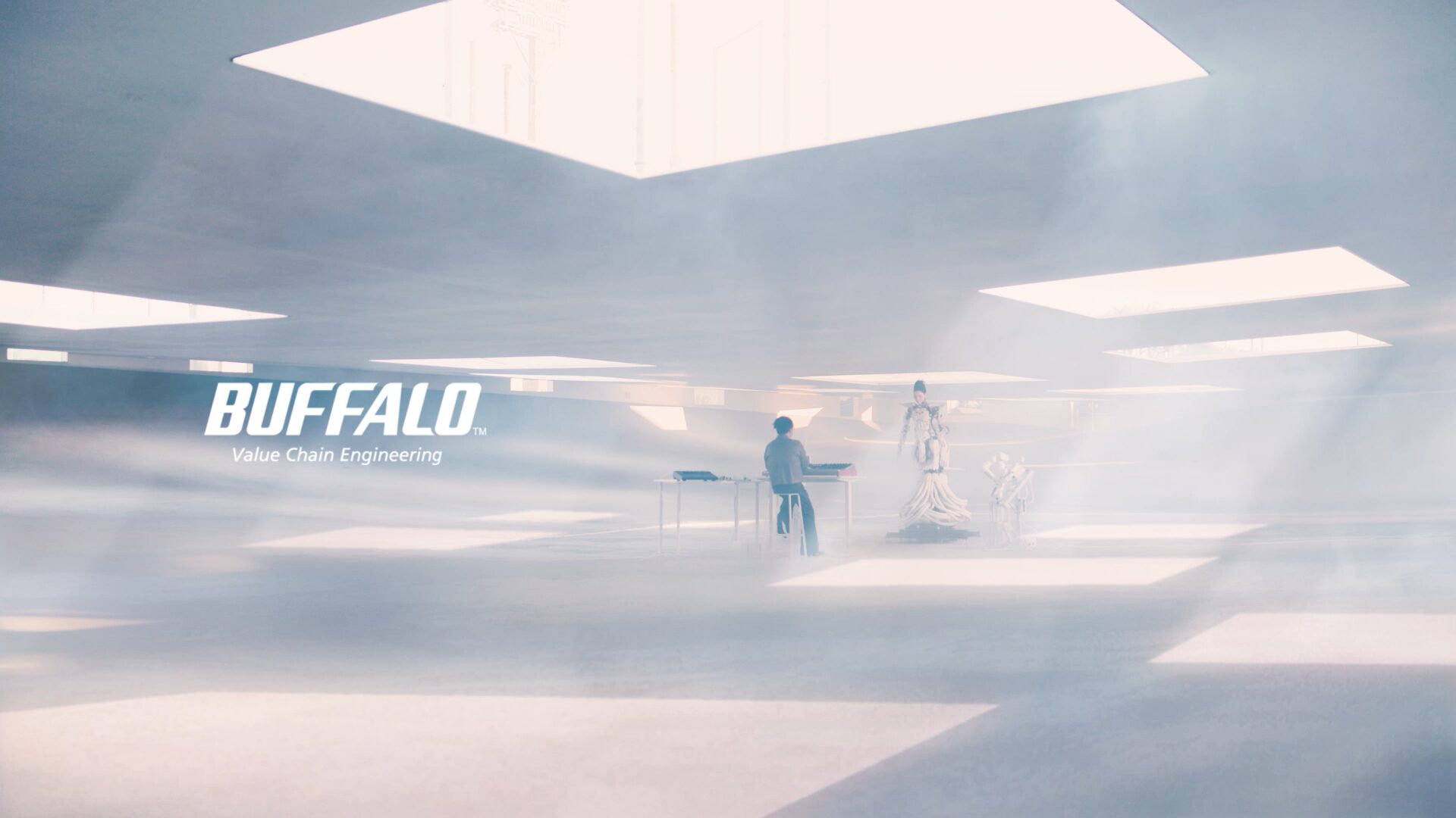 バッファロー、渋谷慶一郎とAIマリアの楽曲使用した新CM公開 - 画像2