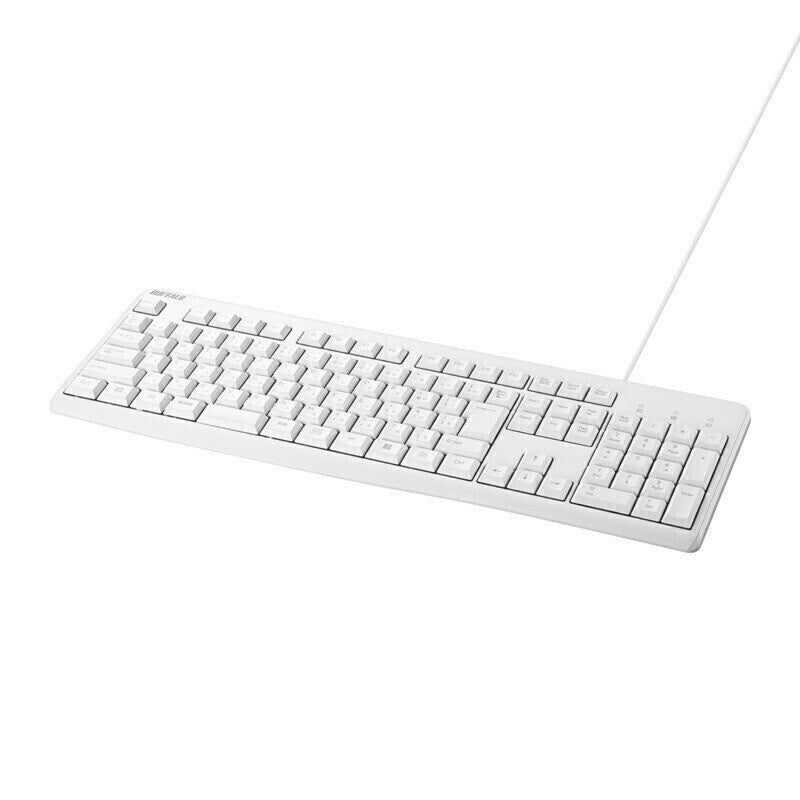 バッファロー、有線スタンダードキーボード「BSKBU110」シリーズを8月上旬発売|英語配列モデルにはホットキーを搭載