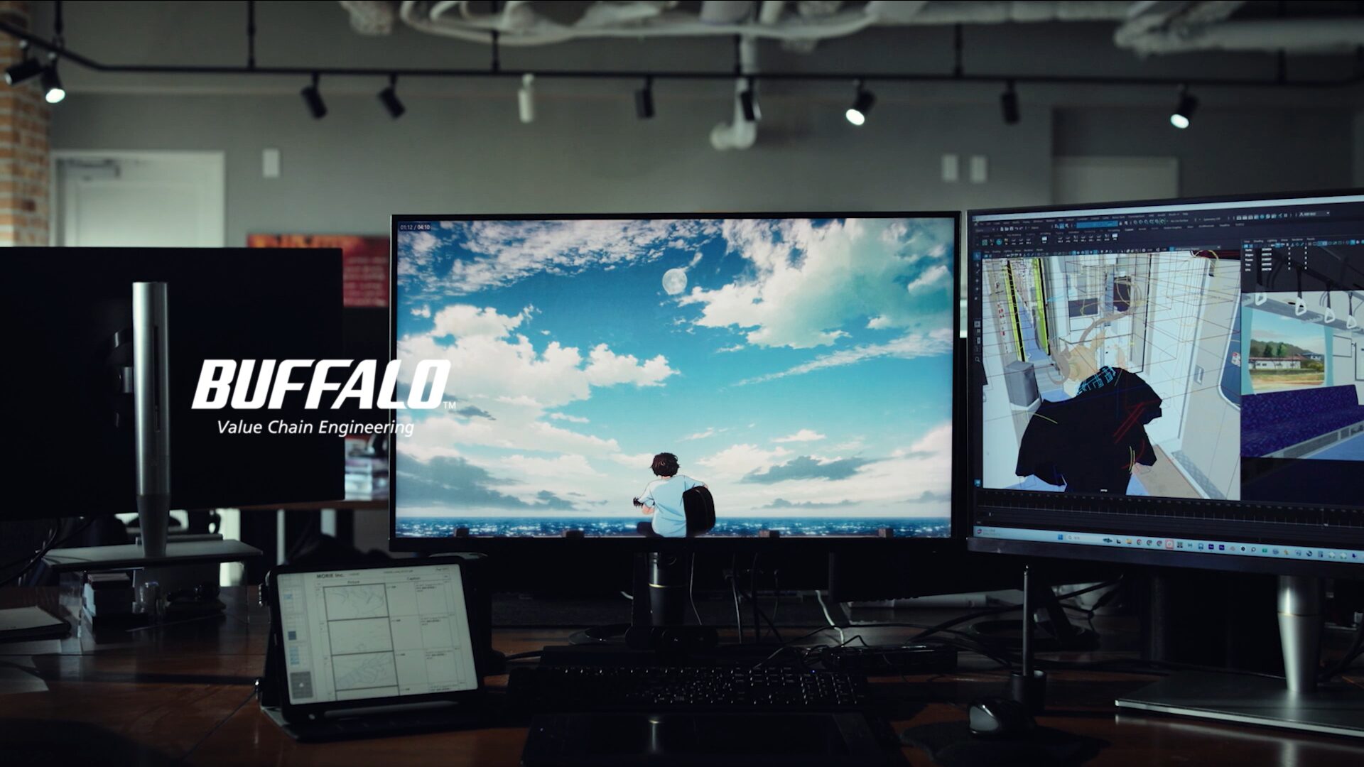 バッファロー、ヨルシカ「千鳥」MVとコラボした新CMを公開 - 画像1