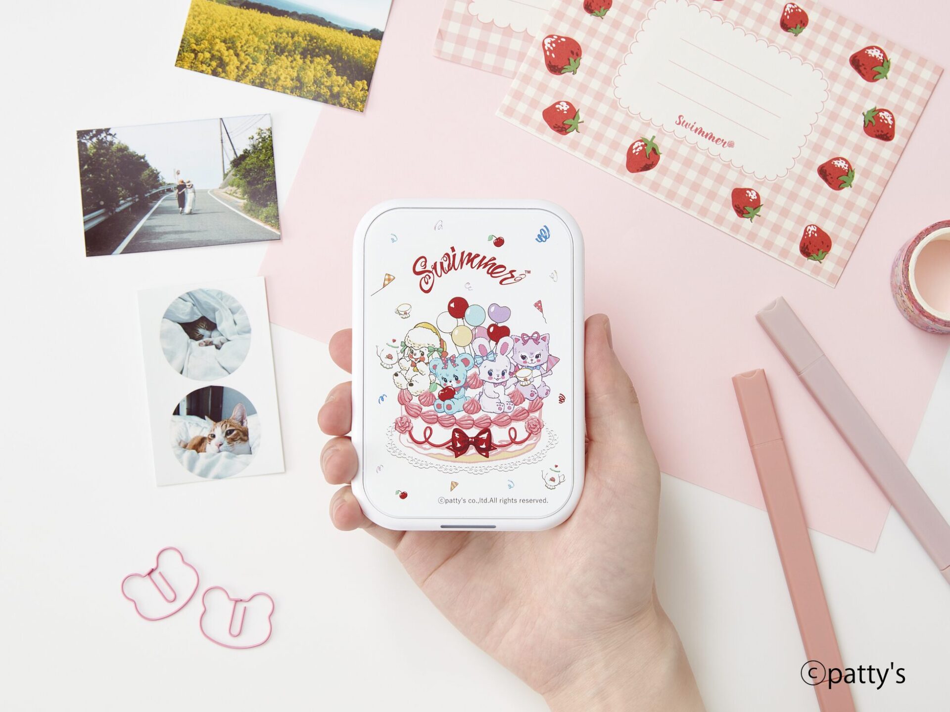 キヤノン、ミニフォトプリンター「iNSPiC」用SWIMMERデザイン着せ替えセットを発売 - 画像2