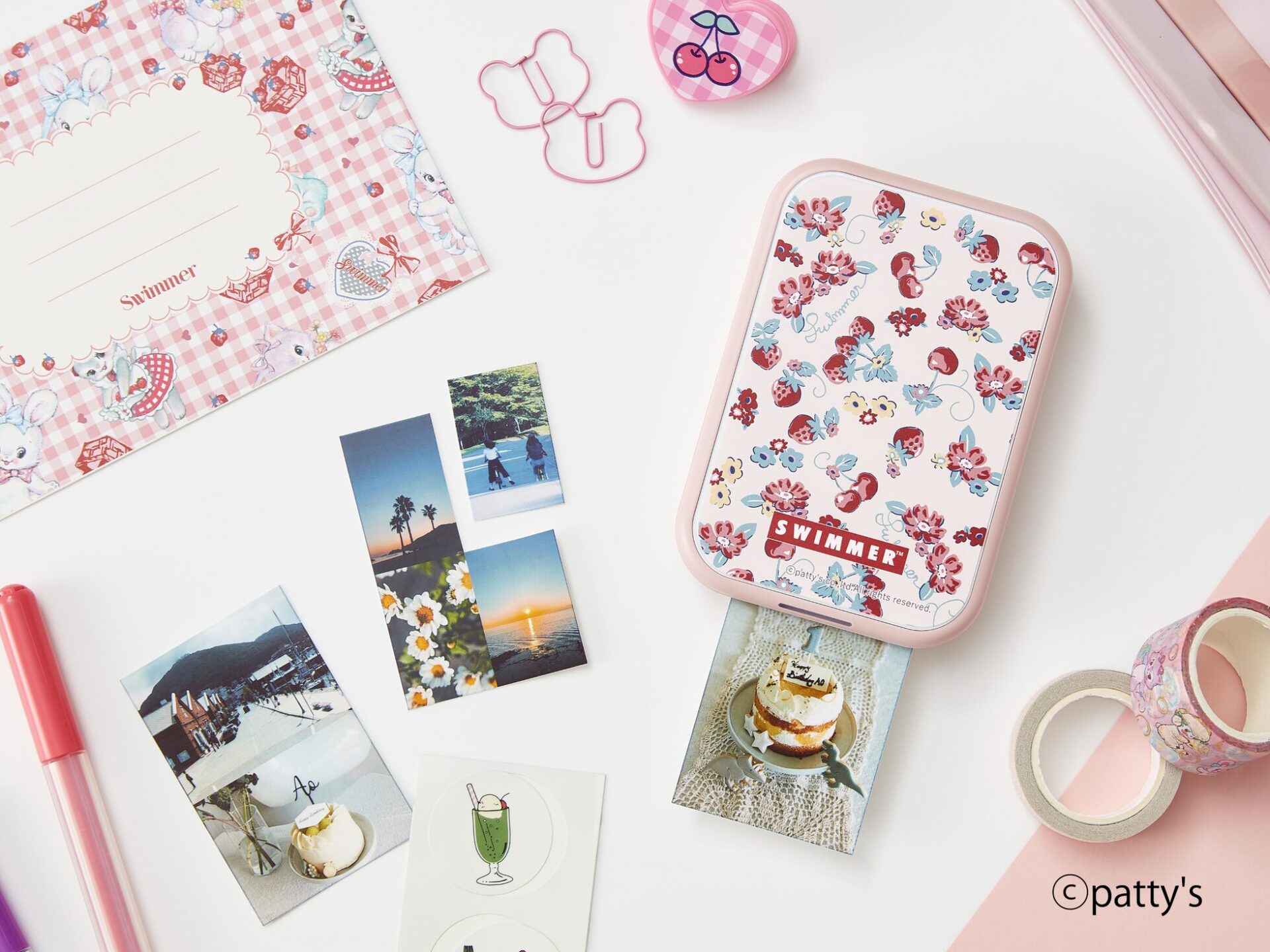 キヤノン、ミニフォトプリンター「iNSPiC」用SWIMMERデザイン着せ替えセットを発売 - 画像6