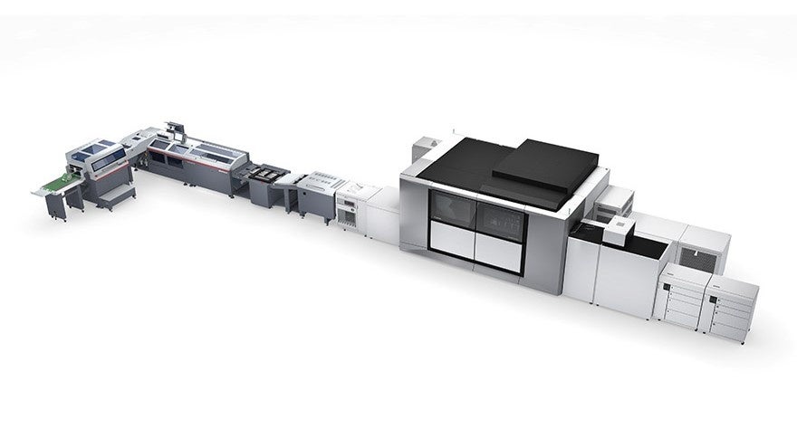 キヤノンPPS、印刷から製本まで自動化するインライン構成を初展示 - 画像1