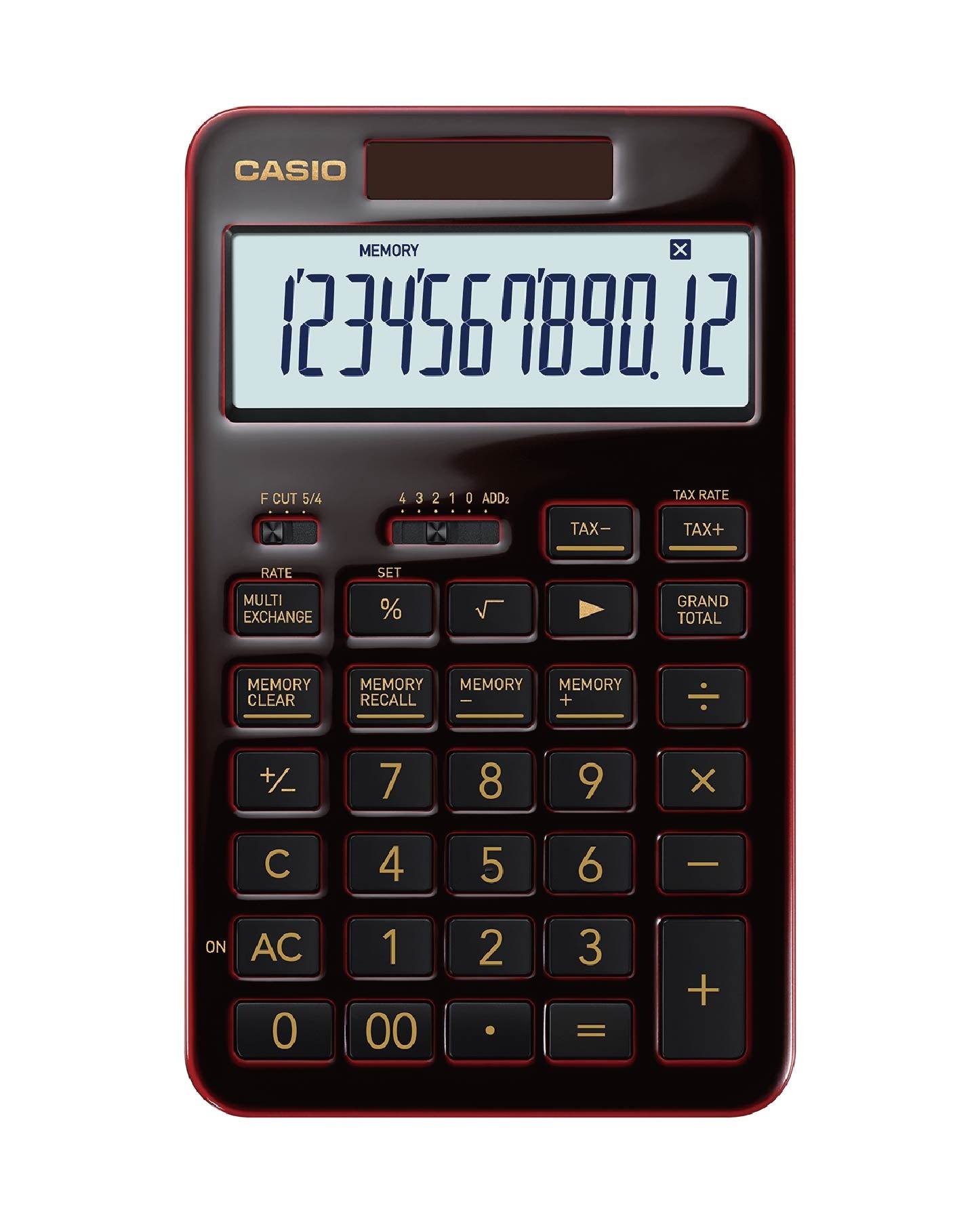 カシオ、漆塗り技術を施した高級電卓『S100X-JC1-U』を発売 - 画像2