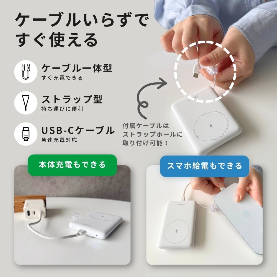 cheero、準固体電池採用のモバイルバッテリー「PitaPower 5000mAh」を発売 - 画像12