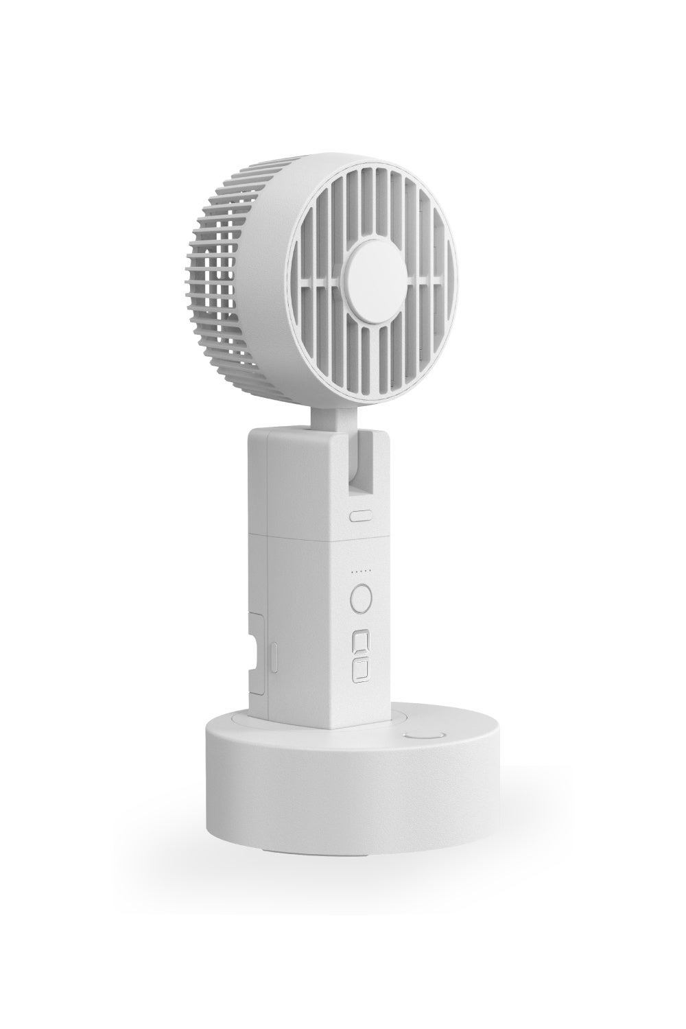 CIO、ペルチェ冷却と首振り機能を備えた多機能ハンディファンを発売｜モバイルバッテリーとしても活用できる分離設計