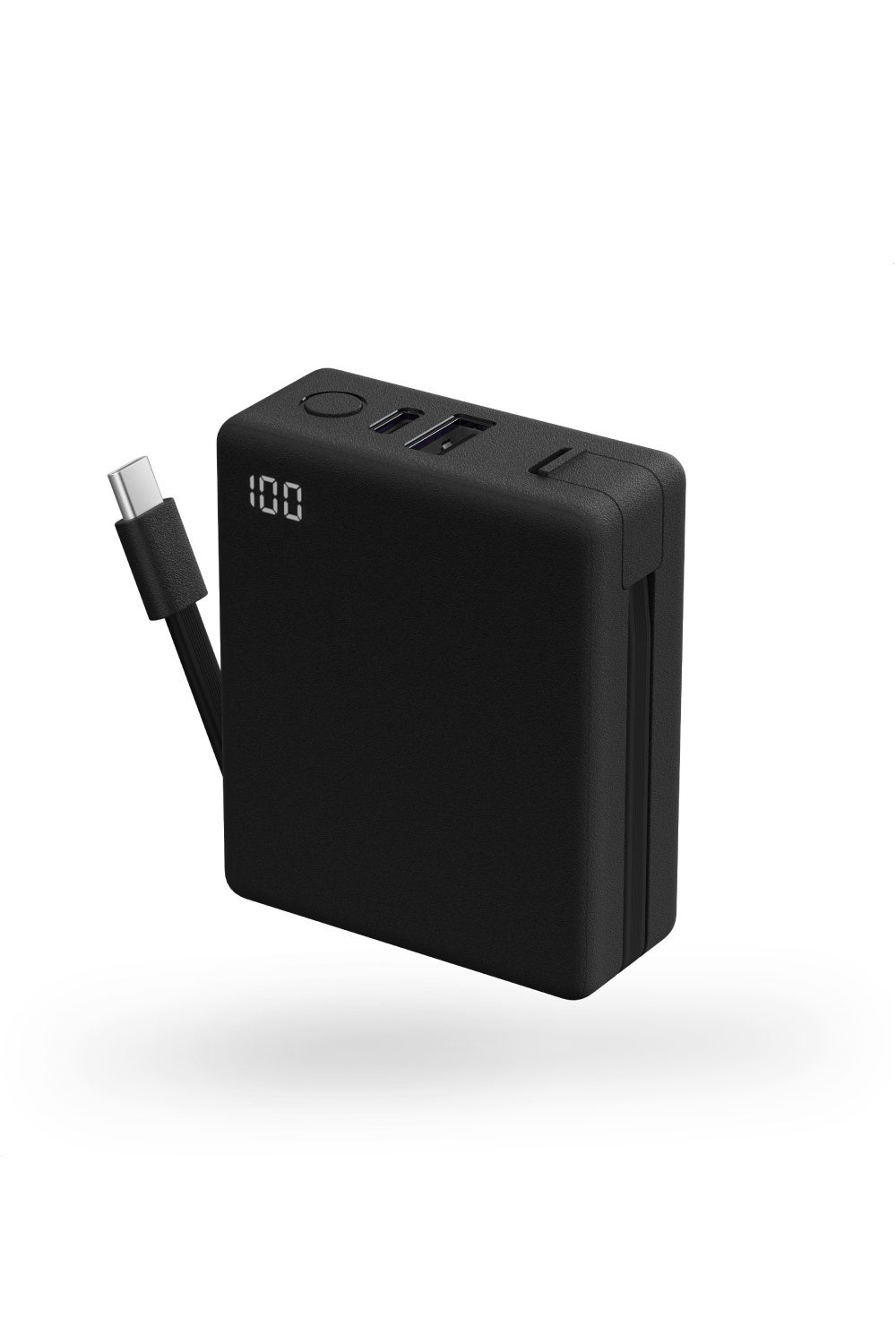 CIO、ケーブル内蔵の10000mAhモバイルバッテリー「CIO Mate Powerbank003」を発売｜10000mAhの容量と高いデザイン性