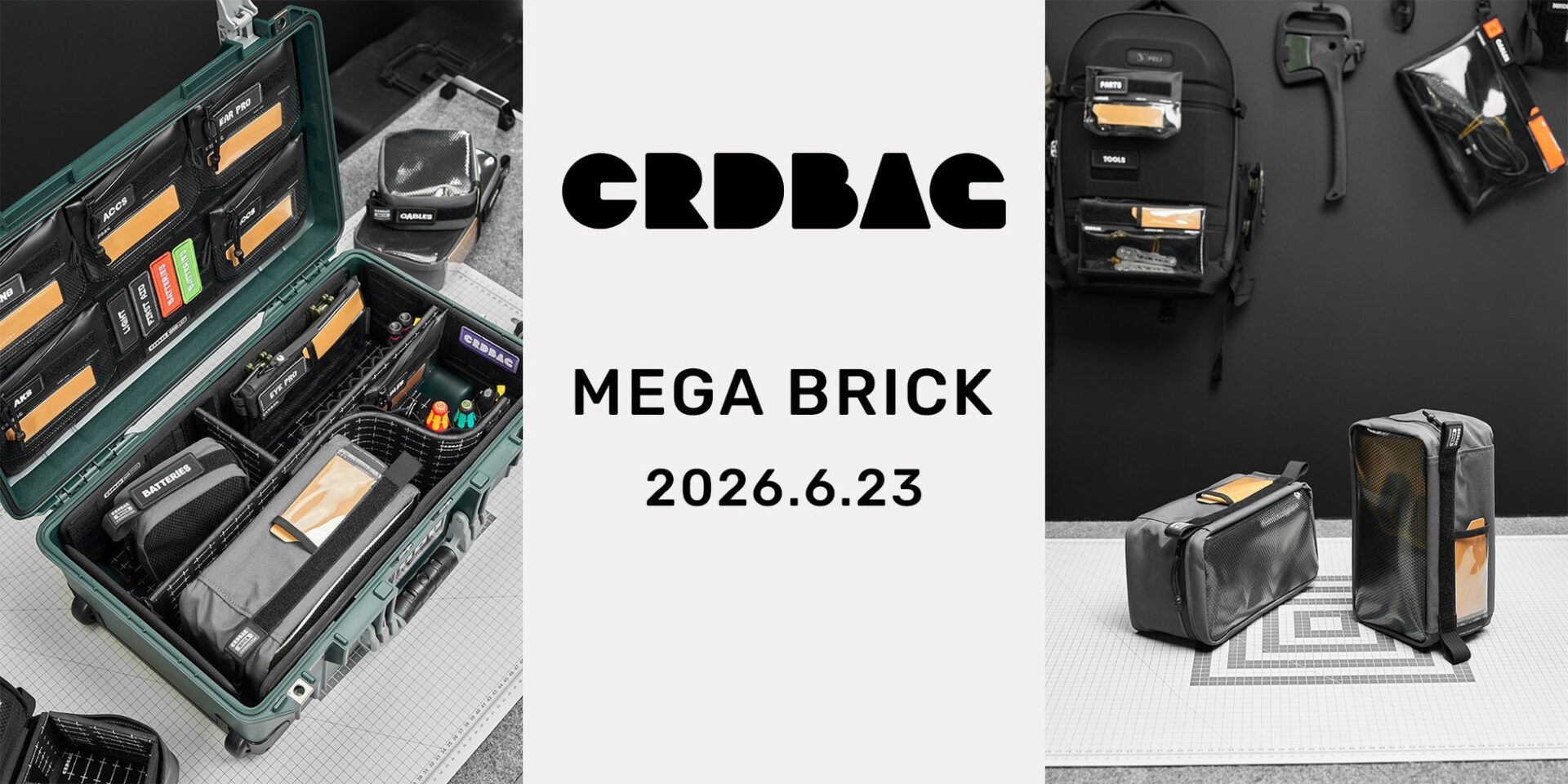 銀一、機材管理を効率化するCRDBAGの大容量ポーチ「メガブリック」を発売 - 画像2