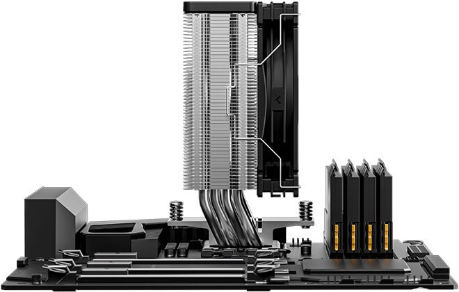 DeepCool、新ファン搭載の空冷CPUクーラー「AG400 G2」など3モデルを発売 - 画像5