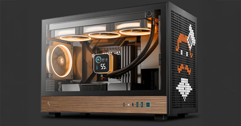 DeepCool社製、木目調デザインのミニタワー型PCケース「CH260 WOOD」を発表 - 画像4