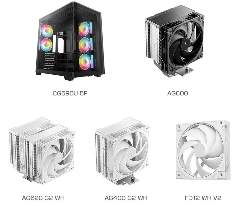 アスク、DeepCoolのピラーレスPCケースや新型CPUクーラーを発表 - 画像2