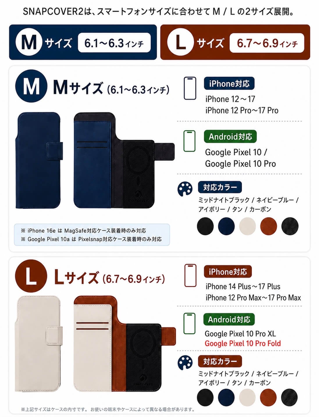 ディーフ、着脱式手帳型スマホカバー「SNAPCOVER2」をMakuakeで先行販売 - 画像9