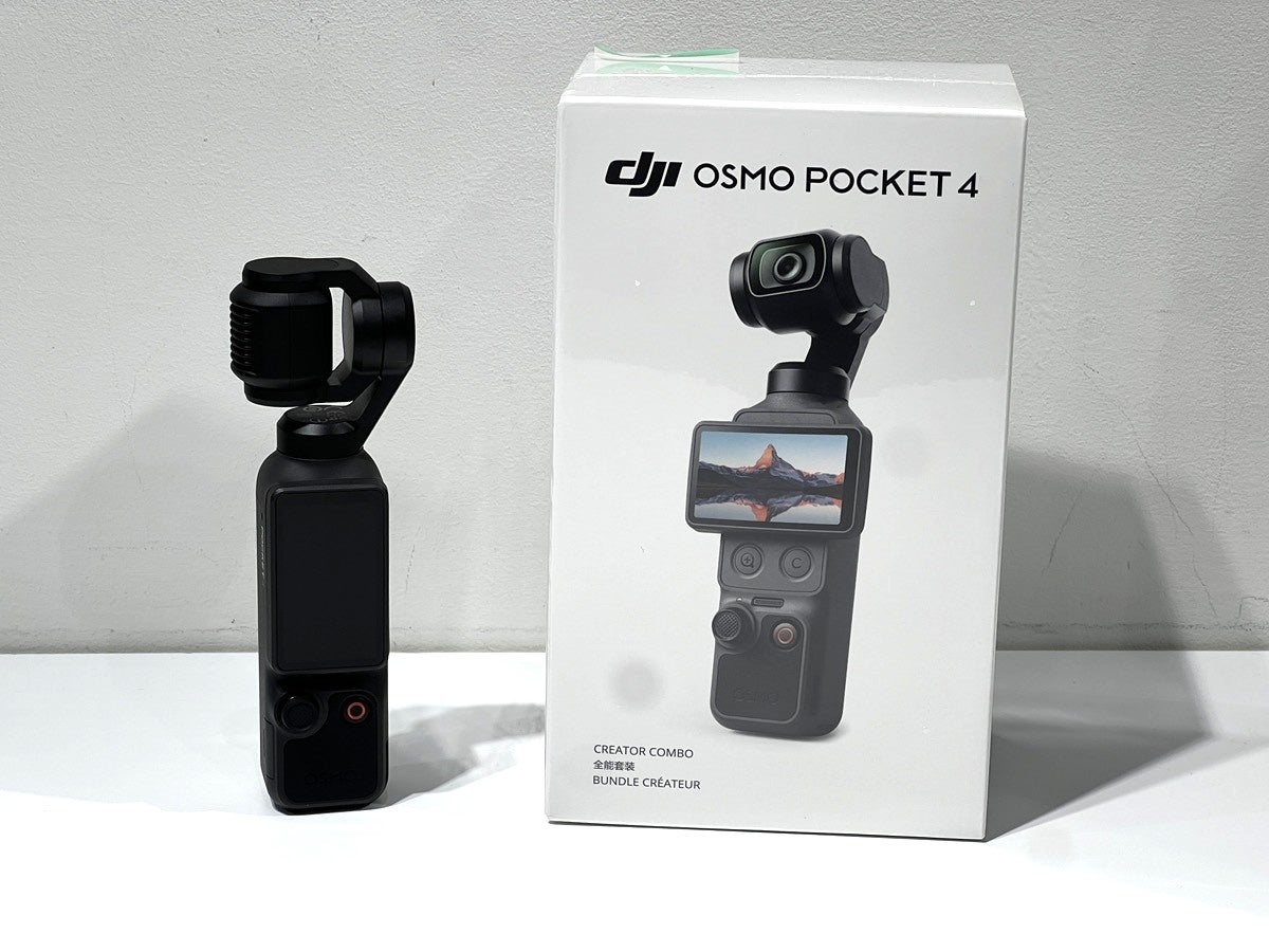 セキド、1インチセンサー搭載のジンバルカメラ「DJI Osmo Pocket 4」の予約受付を開始|店頭体験会について