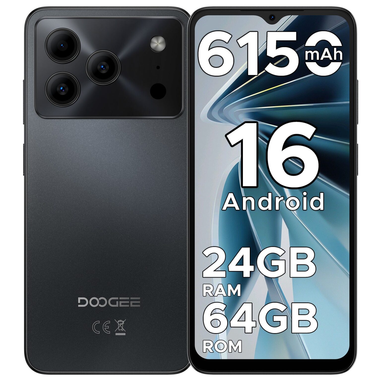 DOOGEE、大容量6150mAhバッテリー搭載スマホ「Note56」を発売